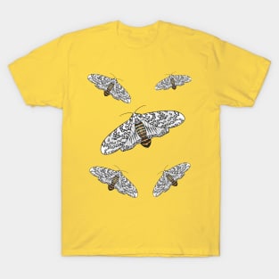 Giant leopard moth cartoon illustration T-Shirt